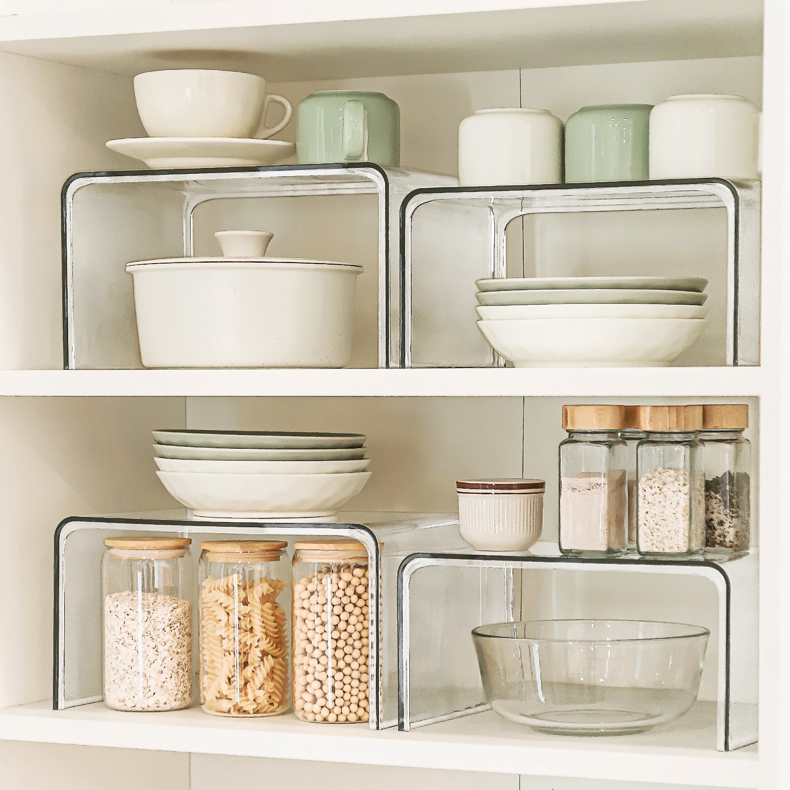 Clear Spice Rack Shelves