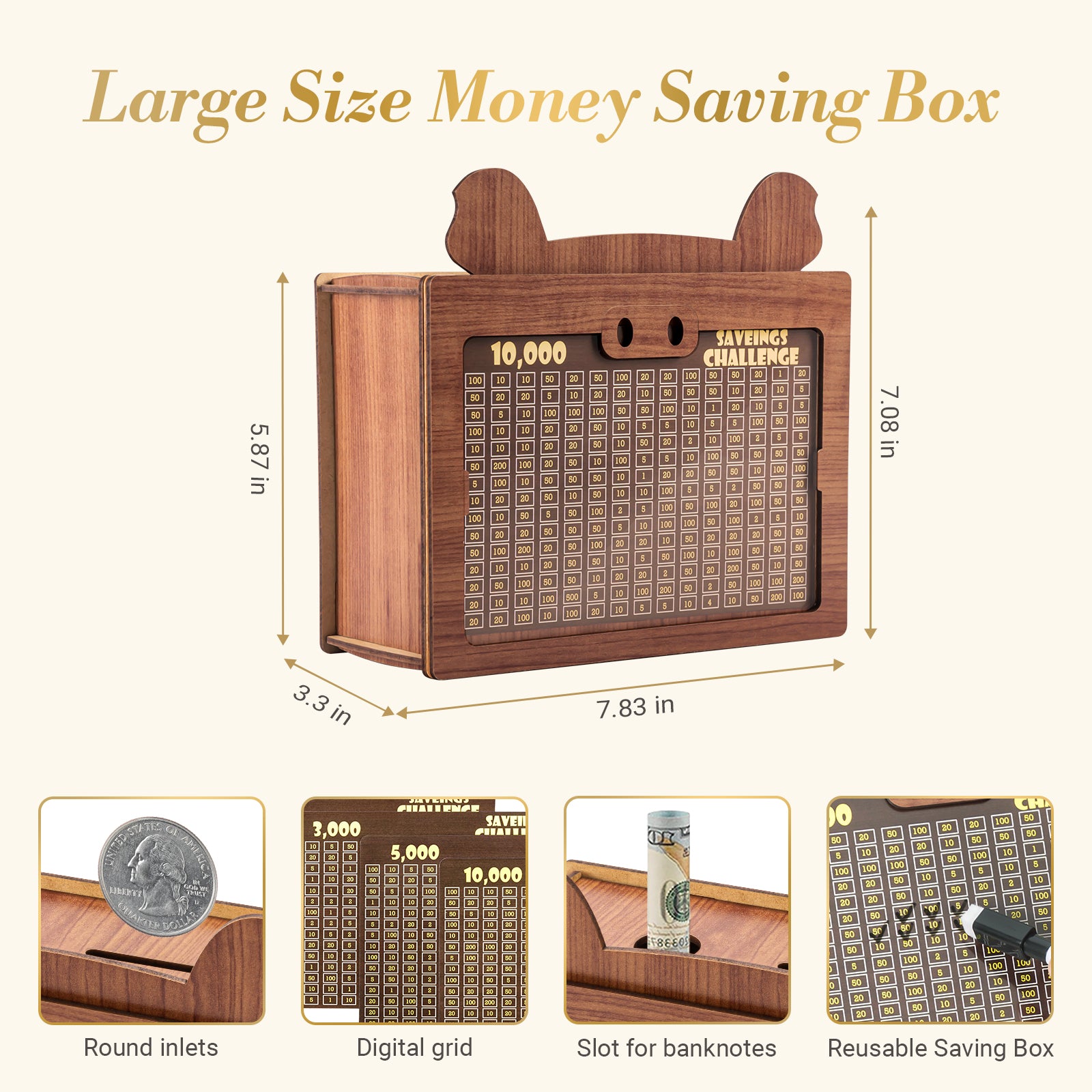 Pig ear money box