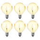 25 Watt Wax Warmer Bulbs, E12 Base G50/G16.5 Globe Bulbs, 4 Packs 120V