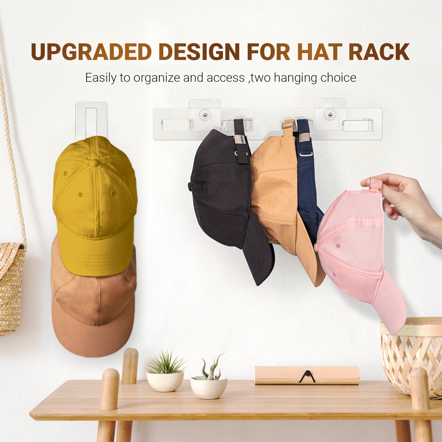 Acrylic Hat Organizer 2 Packs