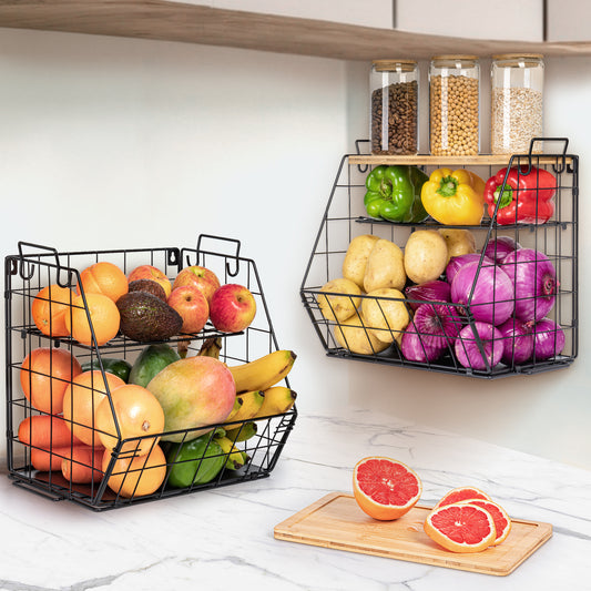 2 Set Fruit Basket for Kitchen