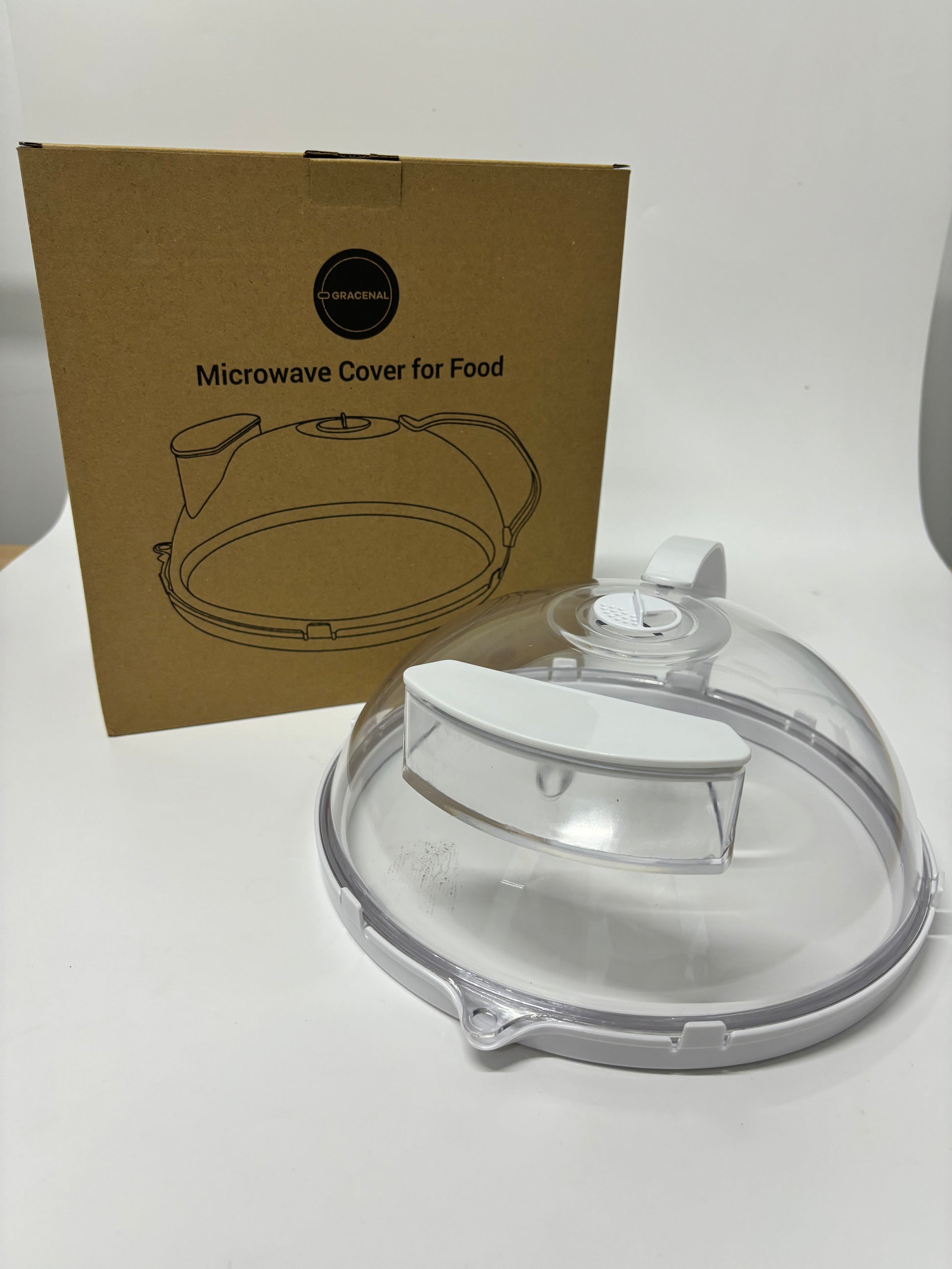  Gracenal Microwave Cover for Food, Clear Microwave